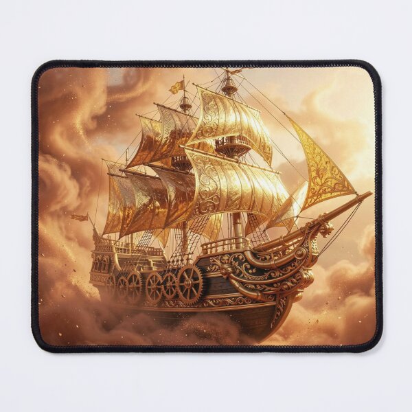 Item preview, Painterly Golden Sky Sailing Vessel   designed and sold by FotoworldEdel.