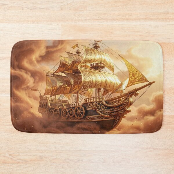 Item preview, Painterly Golden Sky Sailing Vessel   designed and sold by FotoworldEdel.