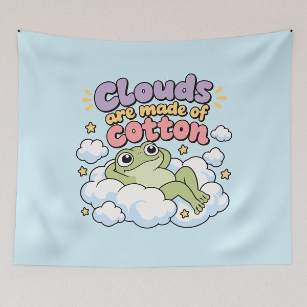 Artikelvorschau, Cute Frog Lover Cloud Humor Kawaii Frogs Nature Animals entworfen und verkauft von ALCOSHIRTS OFFICIAL.