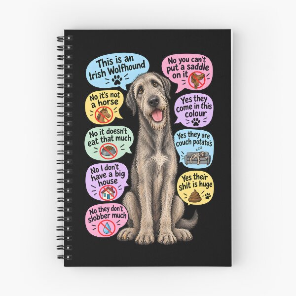 Item preview, Irish Wolfhound  designed and sold by Dymondebrand.