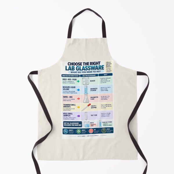 Item preview, Choose the Right Lab Glassware – Science Classroom Equipment Poster designed and sold by astersgraphics.