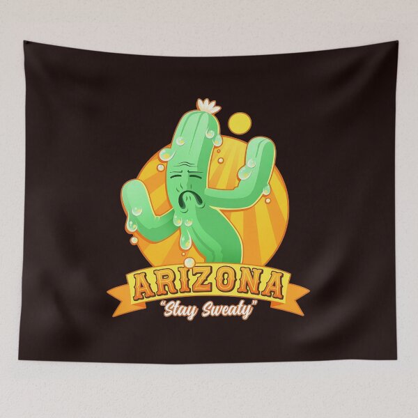 Item preview, Melting Cactus Arizona Stay Sweaty Character designed and sold by GoffJennie.