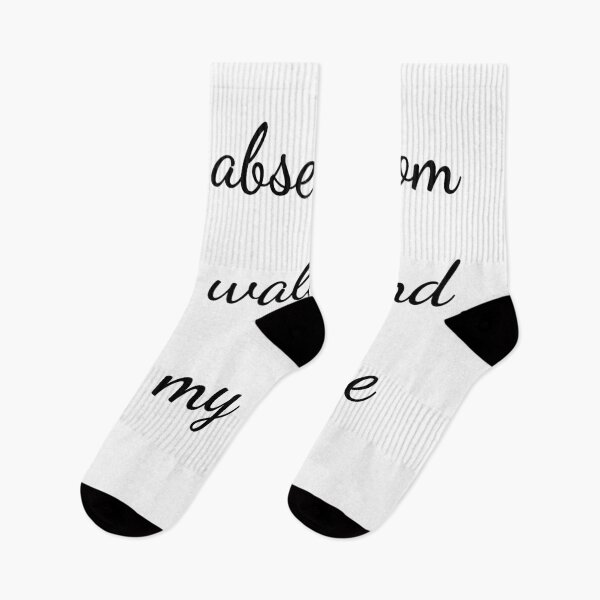 Item preview, “Apártate de tus andanzas; y en mi lengua” - letra negra designed and sold by ariksworld.