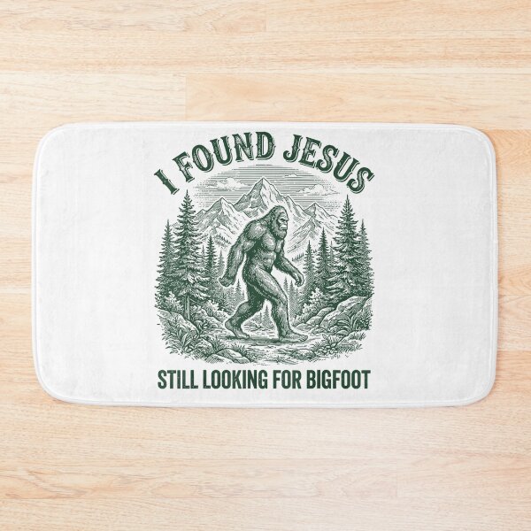 Item preview, Retro I Found Jesus Still Looking Bigfoot Christian designed and sold by ALICIAxGONZALEZ.