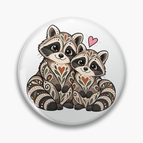 Item preview, raccoons designed and sold by Zeewind.