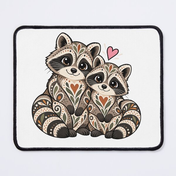 Item preview, raccoons designed and sold by Zeewind.