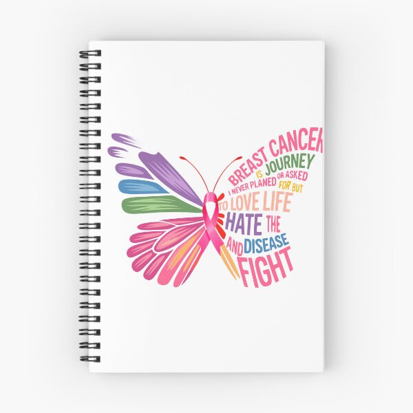 Item preview, Breast Cancer Awareness Inspirational Butterfly Typography designed and sold by TRTrendyHouse.