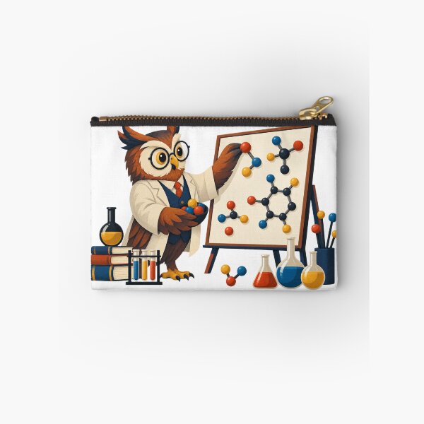 Item preview, Owl Chemistry Teacher Explaining Molecules designed and sold by SiripornSeaynng.