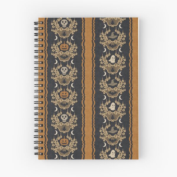 Item preview, Gothic Luxe Designs - Orange Damask Stripes Opulent Halloween designed and sold by DesigndN.