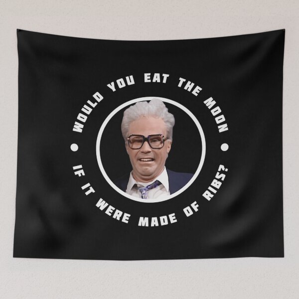 Item preview,  Would You Eat The Moon If It Were Made Of Ribs Harry Caray designed and sold by ChoiceFreedom.