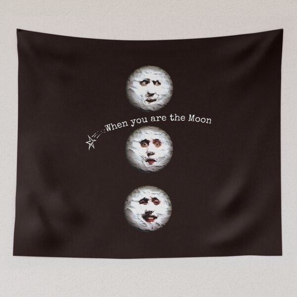 Item preview, When You Are The Moon Surreal Faces  designed and sold by GoffJennie.