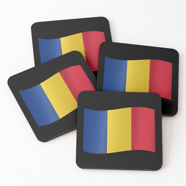 Item preview, Romanian Waving Flag Romania Pride Design designed and sold by YAZ.