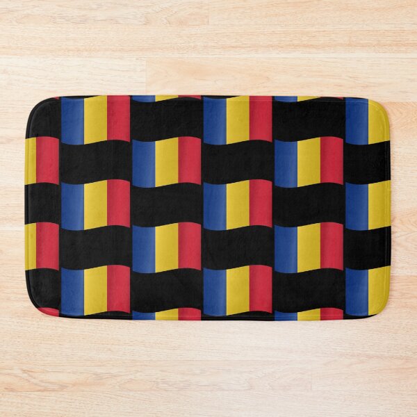 Item preview, Romanian Waving Flag Romania Pride Design designed and sold by YAZ.