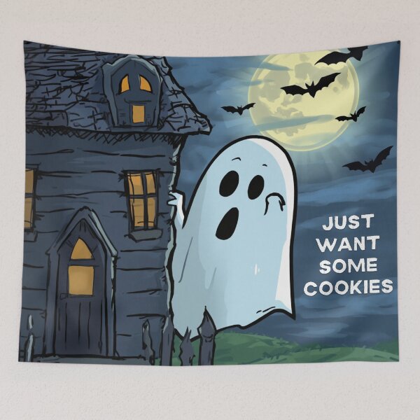 Item preview, Ghost Wants Cookies designed and sold by HELLO TIGER.