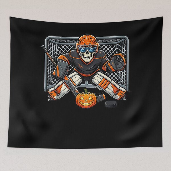 Item preview, Skeleton Hockey Goalie Halloween Costume designed and sold by ALICIAxGONZALEZ.