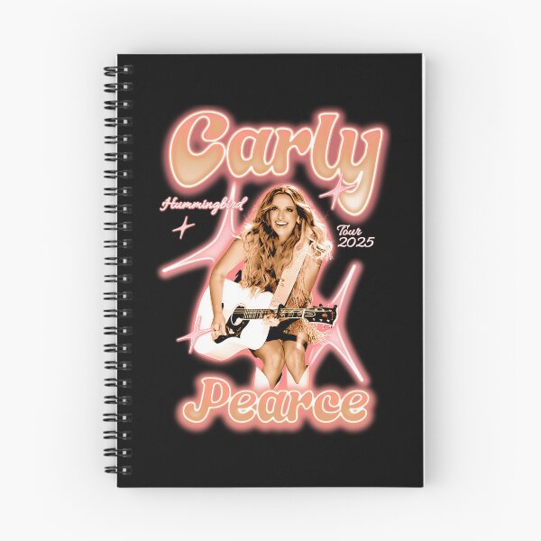 Item preview, Carly Pearce Hummingbird Tour 2025 Pink Sparkle Guitar Art designed and sold by Strokerdesign.
