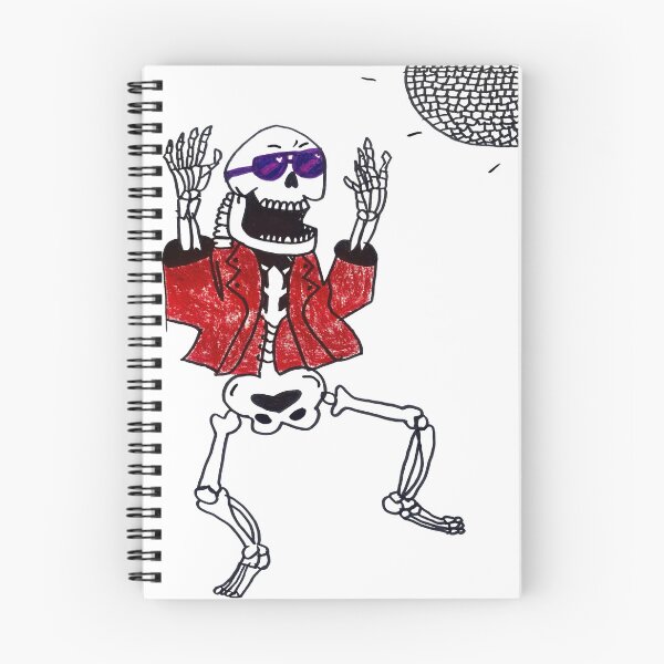 Item preview, Dancing Disco Skeleton in Red Leather Jacket designed and sold by MagicYana.