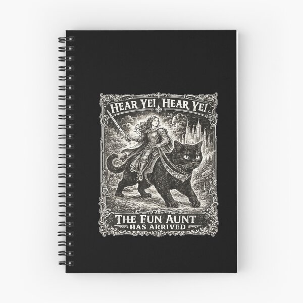 Item preview, Black Cat Hear Ye Fun Aunt Has Arrived designed and sold by PhocoNibict.