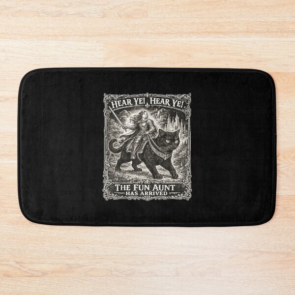 Item preview, Black Cat Hear Ye Fun Aunt Has Arrived designed and sold by PhocoNibict.
