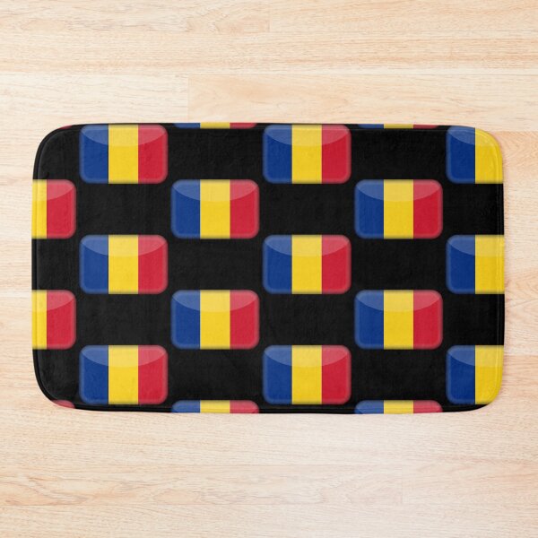 Item preview, Romanian 3D Flag Romania Pride Design designed and sold by YAZ.