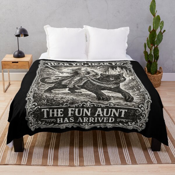 Item preview, Black Cat Hear Ye Fun Aunt Has Arrived designed and sold by PhocoNibict.