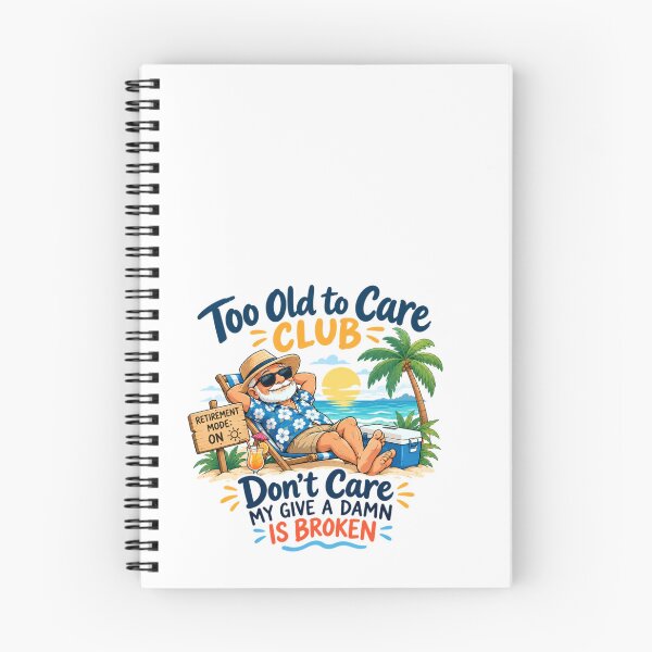 Item preview, Too Old to Care Club Don't Care My Give A Damn is Broken designed and sold by MotylekAnia.