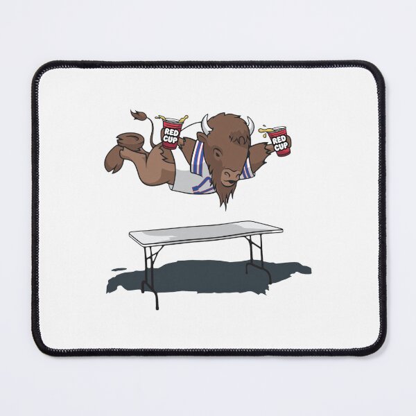 Item preview, Jumping Bison Table Smash Tailgate Mascot designed and sold by SabinUllrichf.