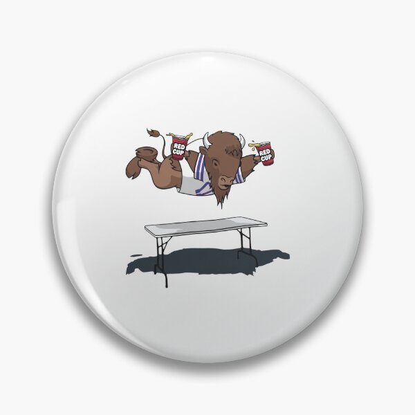 Artikelvorschau, Jumping Bison Table Smash Tailgate Maskottchen entworfen und verkauft von SabinUllrichf.