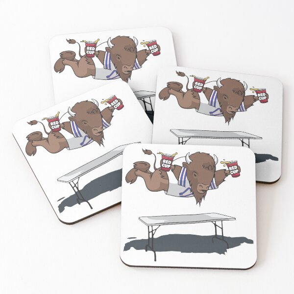 Item preview, Jumping Bison Table Smash Tailgate Mascot designed and sold by SabinUllrichf.