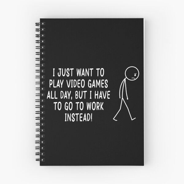 Item preview, I Just Want to Play Video Games All Day Funny Gamer Quote designed and sold by ShirtWreck.