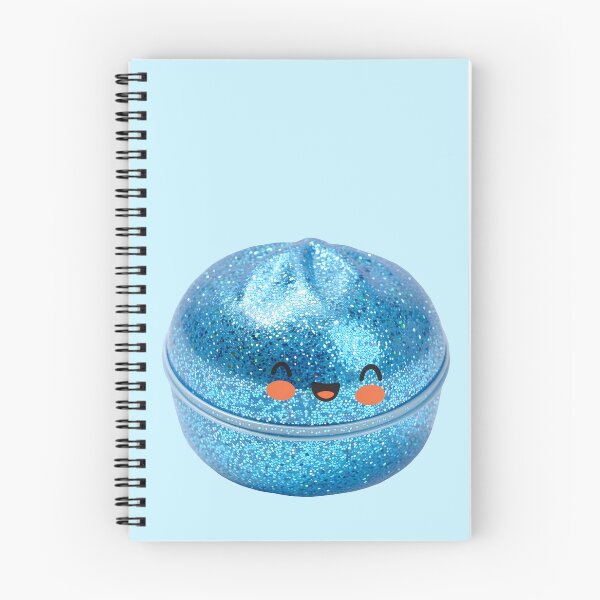 Item preview, Blue Glitter Squishy Dumpling in Bamboo Steamer – Sparkly Kawaii designed and sold by EmeraldeaArt.