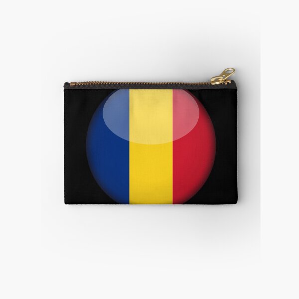 Item preview, Romanian 3D Round Flag Romania Pride Design designed and sold by YAZ.