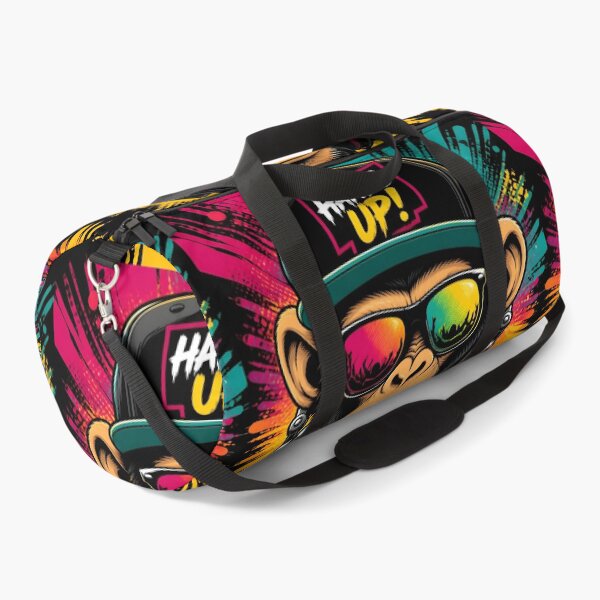 Item preview, Cool DJ Monkey with Headphones Hands Up Pop Art designed and sold by GrinGalore.