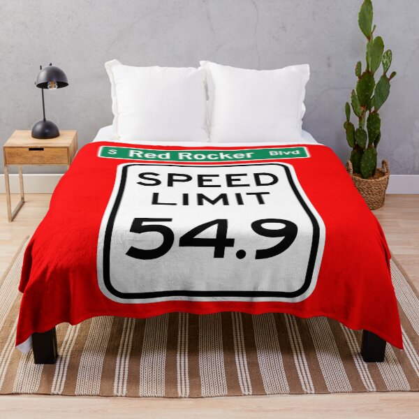 Item preview, Speed Limit 54.9 MPH on Red Rocker Blvd designed and sold by Karate Octopus.