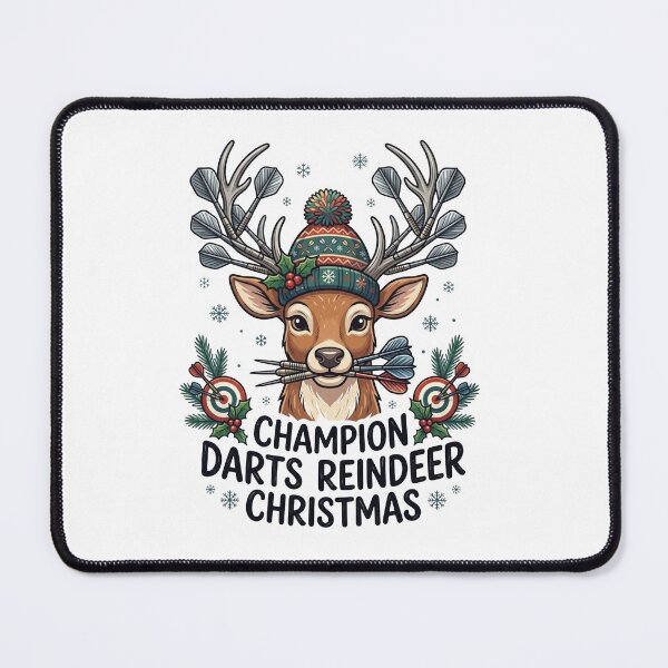 Item preview, Ugly Christmas Sweater Darts Reindeer Shirt | Champion Darts & Deer Tee designed and sold by designwiss.