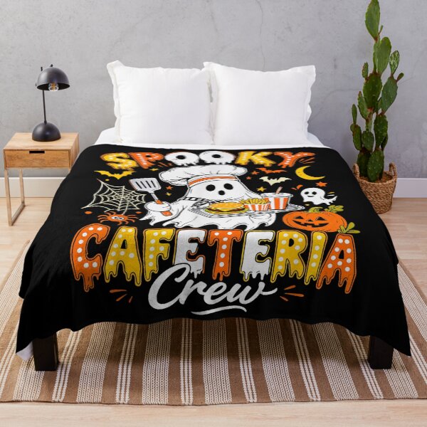 Item preview, Spooky Cafeteria Crew Halloween Ghost Lunch Lady School Fall designed and sold by ALICIAxGONZALEZ.