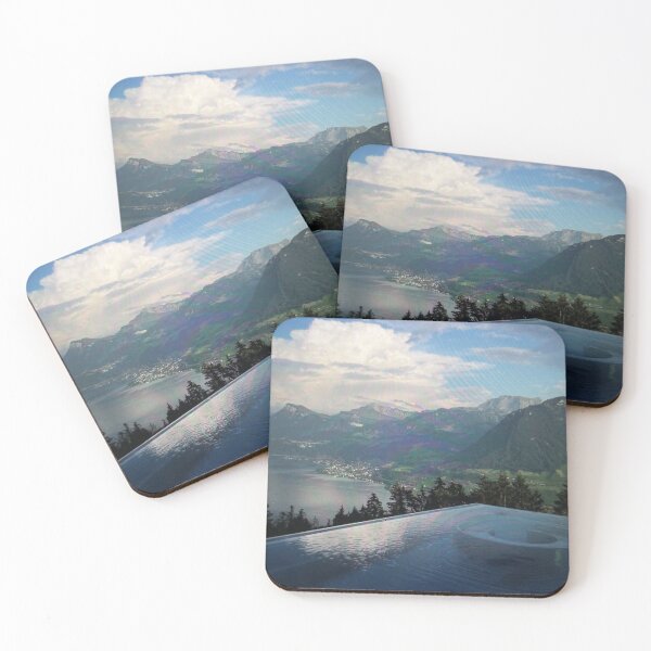 Item preview, Mountain View with Infinity Pool designed and sold by Nicholasgaoes.