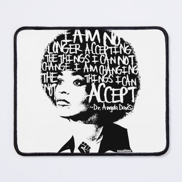 Item preview, Inspirational Angela Davis Quote Design Celebrating Equality and Justice designed and sold by YUKAdesign.
