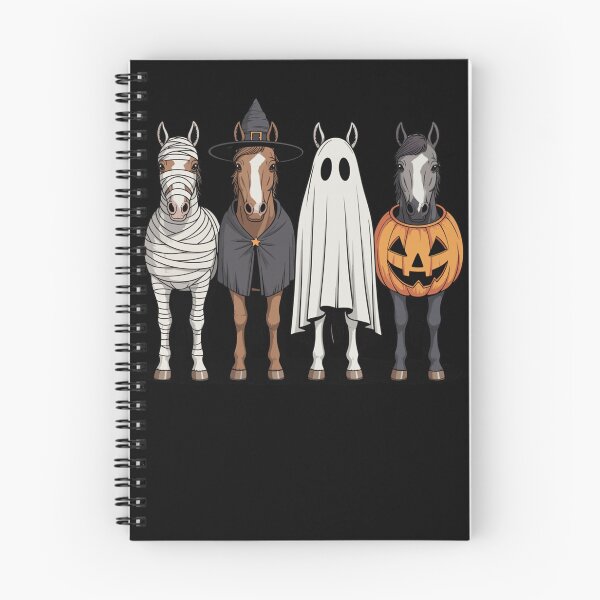 Item preview, Spooky Ghost Horse Pumpkin Halloween Skeleton designed and sold by ALICIAxGONZALEZ.