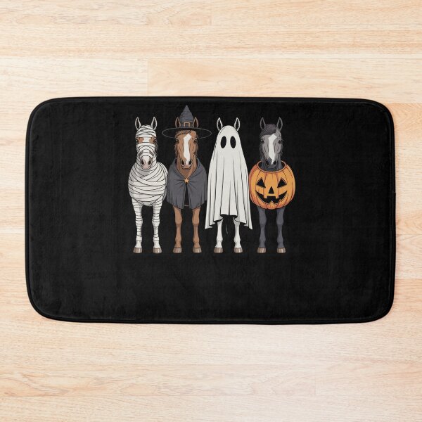 Item preview, Spooky Ghost Horse Pumpkin Halloween Skeleton designed and sold by ALICIAxGONZALEZ.