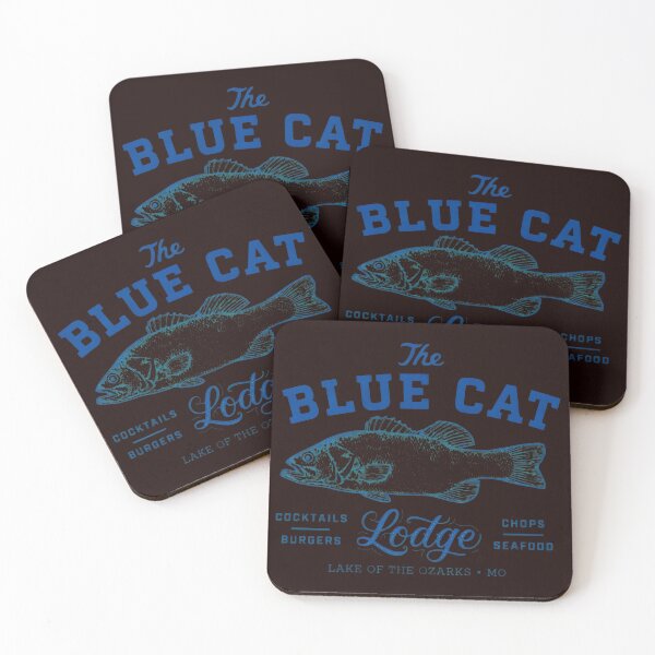 Item preview, Blue Cat Lodge Vintage Fishing designed and sold by GoffJennie.
