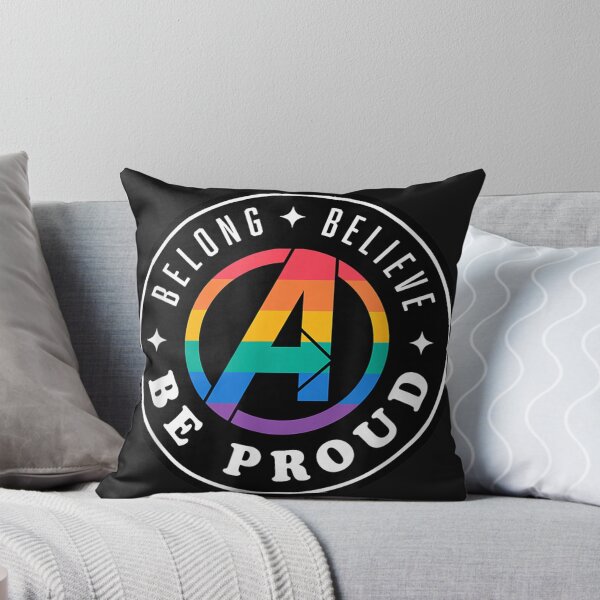 Item preview, MarveIzz Pride Rainbow 4vengersz Logo Belong Believe Be Proud designed and sold by susannunlilly.