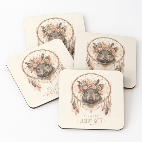 Item preview, Wild & Free Desert Soul – Javelina Collared Peccary designed and sold by Art-Arcade6.