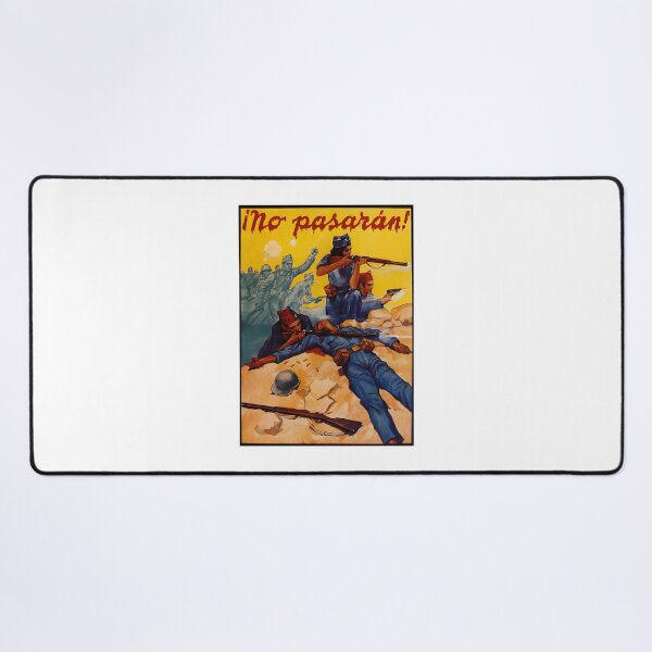 Item preview, No Pasaran Anti-Fascist Slogan Vintage Protest Graphic Design designed and sold by YUKAdesign.