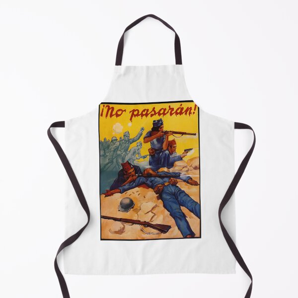 Item preview, No Pasaran Anti-Fascist Slogan Vintage Protest Graphic Design designed and sold by YUKAdesign.