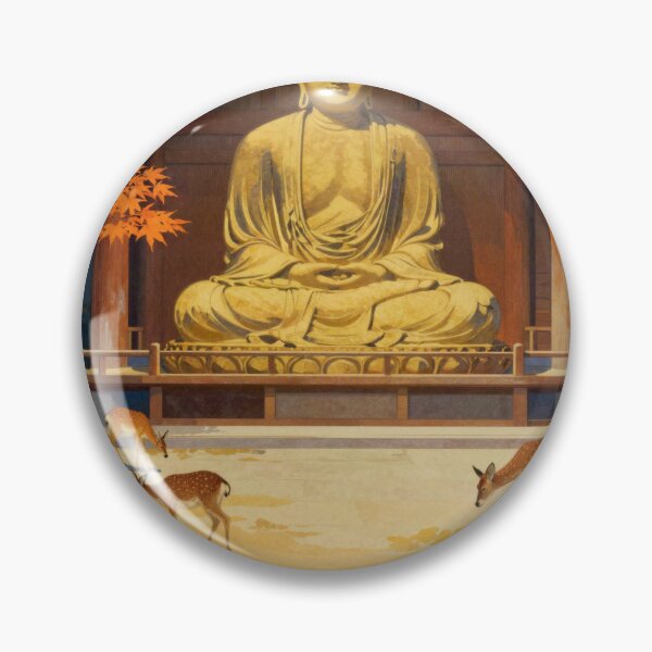 Item preview, Nara Vintage Japan Travel Poster designed and sold by ShowaTabiPress.