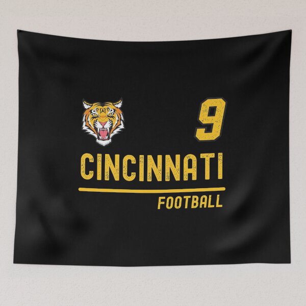 Item preview, Cincinnati Football Tiger Number 9 Vintage designed and sold by SabinUllrichf.