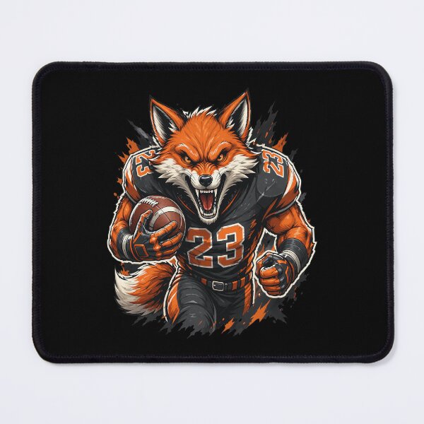 Item preview, Angry Fox Football Player Number 23 Mascot designed and sold by SabinUllrichf.