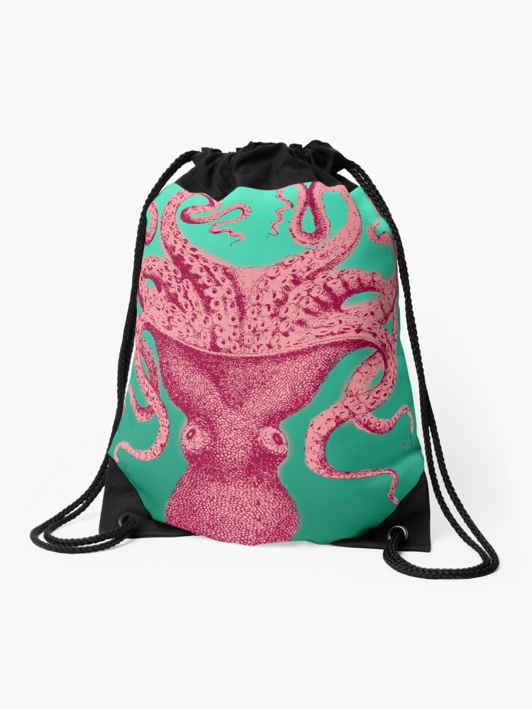 Drawstring pouch Octopus