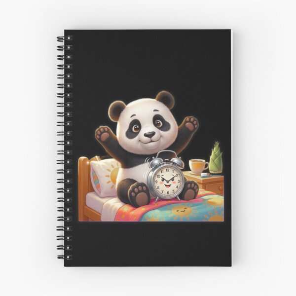 Item preview, Cute Panda Morning Alarm Clock Cartoon Art designed and sold by EnginerdStudio.